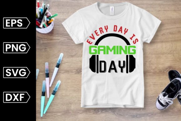 Elevate Your Brand with Every Day is Gaming Day, SVG Graphics