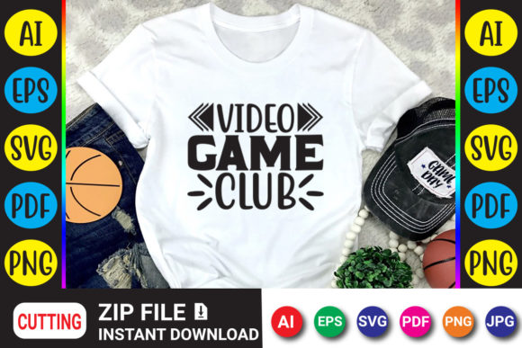 Expressing Gaming Passion Through Club T-Shirt Designs