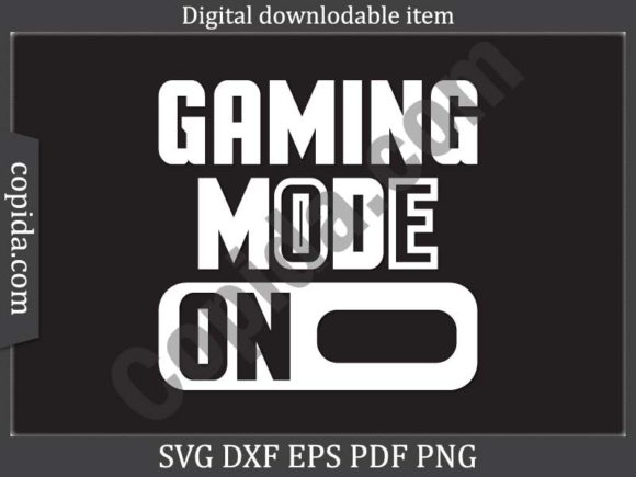 Gaming Mode: A Premium SVG Cut File for Crafting Enthusiasts