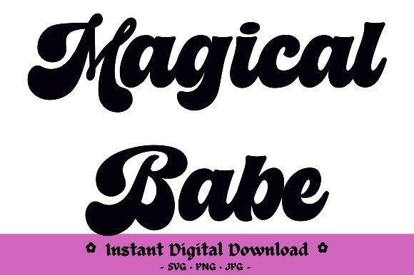 Magical Babe: Unleashing Digital Creativity with Versatile Design Files