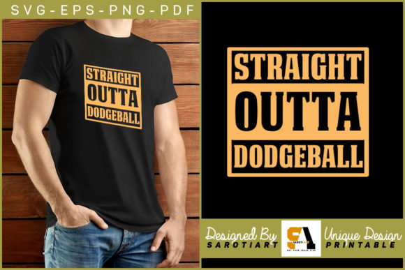 Straight Outta Dodgeball: A Creative T‑Shirt Design for the Game’s True Fans