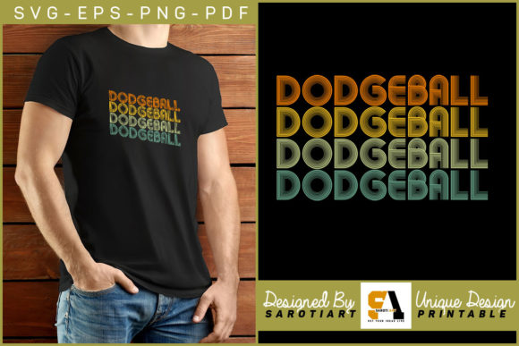 The Dodgeball Design Vintage Graphic T-shirt: A Digital Design Treasure