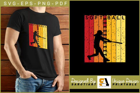 The Softball Retro Sublimation Design Shirt: A Creative Canvas for Fans and Entrepreneurs