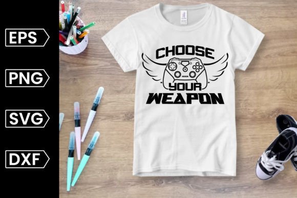 The Strategic Power of Choose Your Weapon Gaming SVG Design