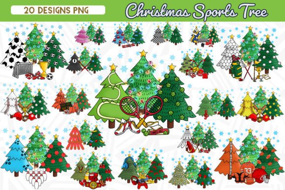Your Guide to the Christmas Sport Tree Sublimation Bundle